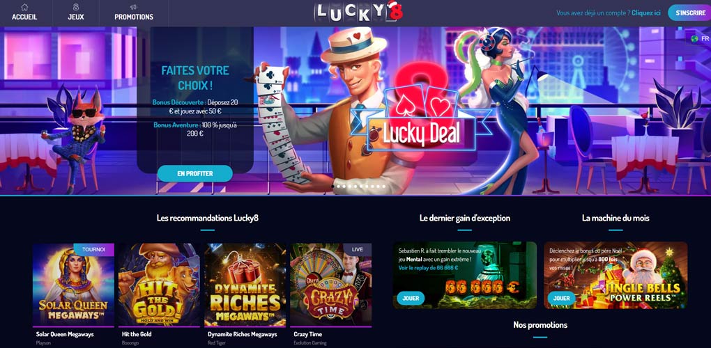 lucky8 bonus