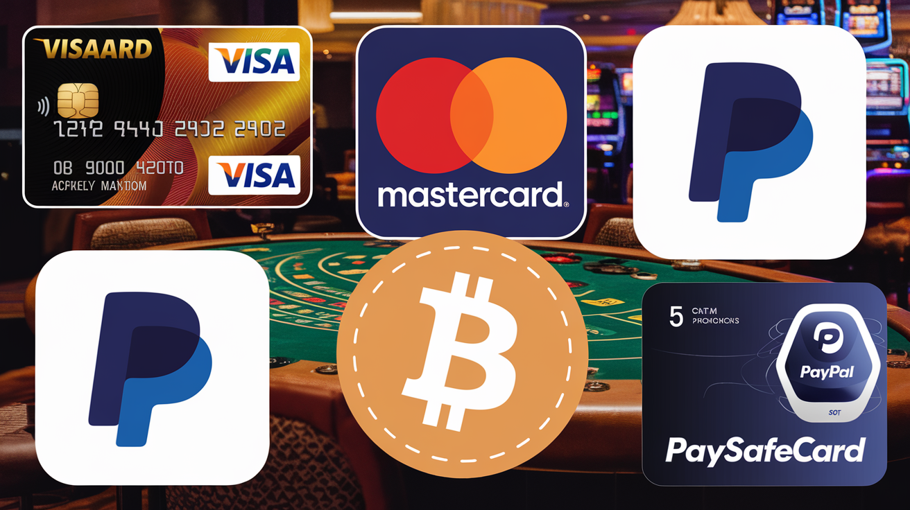 Les méthodes de paiement les plus utilisées dans les casinos en ligne